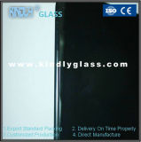 5mm Black Silk Tempered Glass for Building with CE