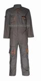 100%Cotton Nice Style Many Pockets Work Wear Canvas Coverall Grey and Orange