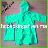 100% Waterproof Children PVC Raincoat&Rain Coat with a Bag