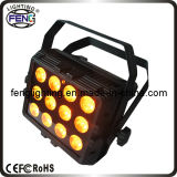 Battery Powered 12*6in1 RGBWA+UV Waterproof LED Stage Light