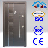 CE Approved Security Steel Wooden Door