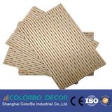 Veneer Finish MDF Wooden Perforated Acoustic Panel