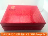 Extra Large Red Color Foam on Lid Chinese Tea Box