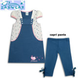 Zaxwear 2 PCS Children Clothing Sets Heart Pattern Infant Clothes/Girl Dresses