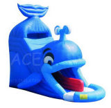 Inflatable Cute Whale Slide for Kids (ACE6-10)