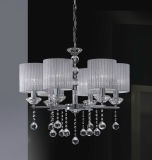 Elegant Lampshade Crystal Lamp Chandelier