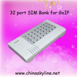 SIM SIP Server Bank Work with GSM VoIP GoIP Avoiding SIM Blocking
