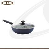 General Black Non-Stick Coating Wok with Lid
