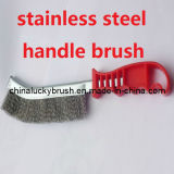 Plastic Handle Stainless Steel Wire Polishing Brush (YY-353)