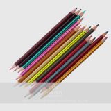 Strip Bi Color Pencil, Two Side Wood Color Pencil
