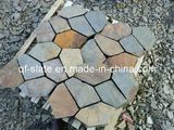 Multicolor Slate Stone Net Paste Flagstone