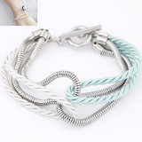 Multilayer Woven Rope Snake Chain Bracelet