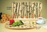 Bamboo Serving Tray for Tea/Restaurant/Tableware/Kitchenware/Kitchen Implement (LC-643B)