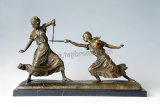 Bronze Fence-Play Sculpture (TPE-301)