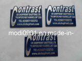 Metal Nameplate Badge Pin Badge with Custom Logo Milling Metal Label-Shinning Badge