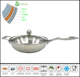 Wok Chinese 5 Ply Composited Body Wok