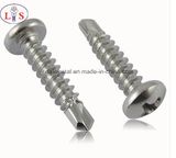 Stainless Steel Round Head Self Drillling Screw / Fastener