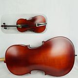 Satin Finish Red Brown All Solid Purflied Inlaid Cello