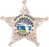 Metal Police Badge with Five-Pointed Star (Tyn0063)