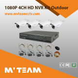 4CH 1080P 2MP CCTV NVR Kit with P2p Outdoor Camera Mvt-Kn04f