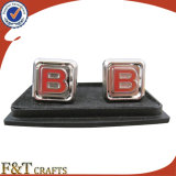 Hot Sales New Style Plating Nickle Zinc Alloy 3D Metal Cufflink