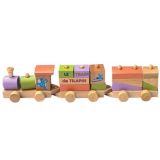 Wooden Toy Train, Construction Push Child Toy (WJ276879)
