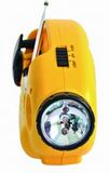 FM88-108kHz Dynamo Emergency Light FM Radio