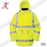 High Visibility Safety Jacket with 3m Reflective Tape (QF-501)