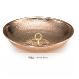 16 Guage Handmade Pure Copper Single Bowl Sink (YX5522)