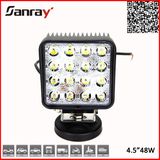 4.5 Inches 48W Flood/Spot Beam LED Work Light