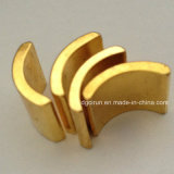 Gold Plated Neodymium Permanent Arc Motor Magnet