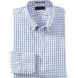 British Style Check Pure Cotton Men's Casual Shirt (WXM237)