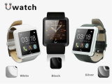 Cheap 3D Gravity Sensor Andriod Ios Waterproof Bluetooth Apple Wrist Smart Watch with Genuine Leather Strap