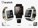 Cheap 3D Gravity Sensor Andriod Ios Waterproof Bluetooth Apple Wrist Smart Watch with Genuine Leather Strap