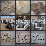 Professional Manufacturer Slate Flagstone with Mesh (SSS-90)