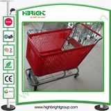 180L and 150L Plastic Shopping Trolley Cart