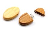 Real Bamboo Figure Gadget USB Flash Drive USB Memory Disk