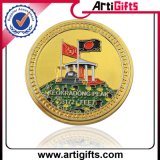 Souvenir Coin with Two Kinds of Different Plating