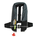 Gray Auto and Manual Work Vest Lifejacket Approved CE