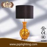 Yellow Color Contemporary Decorative Glass Lamp