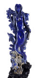 Natural Lapis Lazuli Mermaid Carving #Ab81
