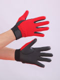 QS-0044 Polyester Velcro Sports Gloves