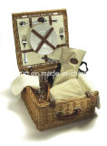 High Quality Handmade Two Person Picnic Willow Basket