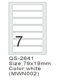 Self-Adhesive Label (QS2641-7)