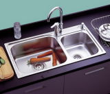 Elegant Double Bowl Stainless Steel Sink