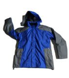 High Quality Waterproof & Breathable Outdoor Jacket with Hood (HS-J036)
