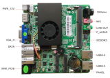 M4102-2 Itx-Hcms3j19, Baytrail J1900 Nano Itx Motherboard, 12V DC, 1stata, 2mini Pcie, VGA+HDMI, 1giga LAN