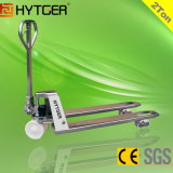 2.0t Smooth Surface Stainless Steel Hand Pallet Truck for Material Handling Equipment (NR20)