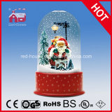 Santa Claus Christmas Decoration with Transparent Case