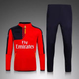 2016 Fall Arsenal Red Football Sports Wear Long Sleeved Training Suit